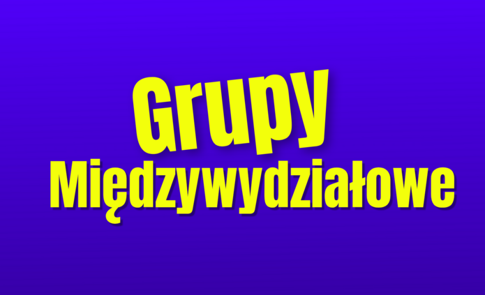 informacja dla grup międzywydziałowych